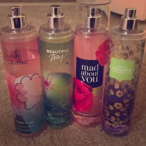 Bath & Body Works spray 4 Spray Bundle